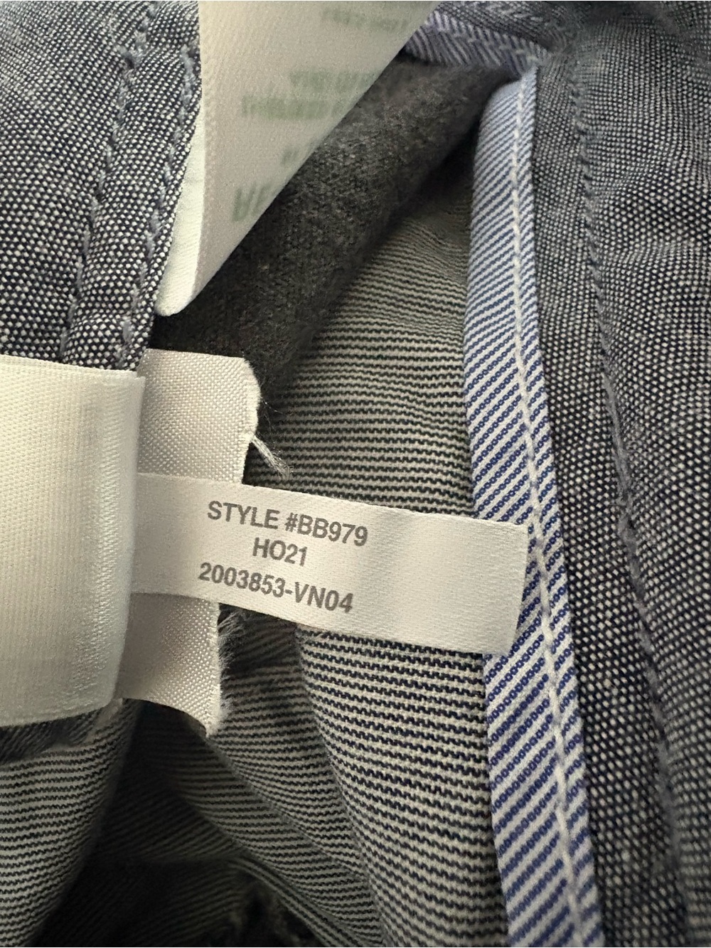 J.Crew 484 Slim Stretch chino Men's Gray Dress Pants - Picture 7 of 9
